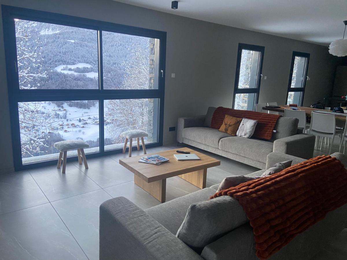 Chalet Confidentiel Valmorel - Chalet De Haut De Gamme 4 Etoiles 12 Personnes Doucy Bagian luar foto